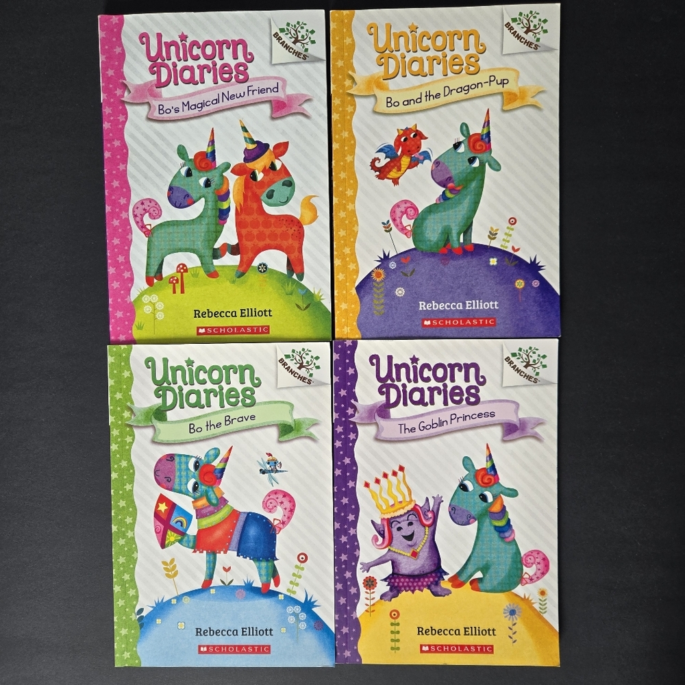 Unicorn Diaries #1-4 Scholastic Early Reading Chapter Books Branches